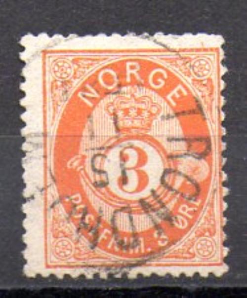 Noruega Año 1877/78 Nº Yvert 23 (o)